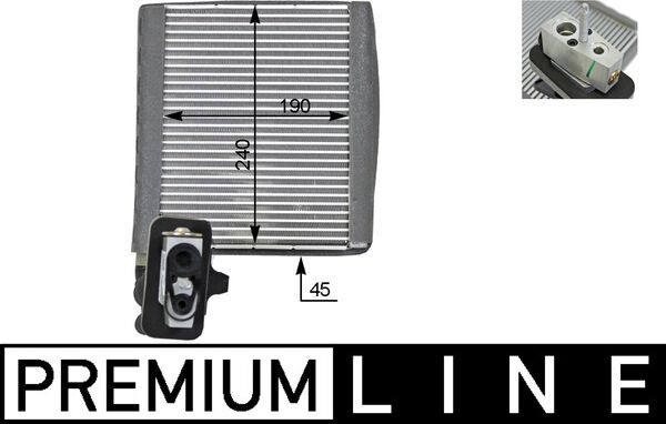 Mahle AE119000P - Evaporator, air conditioning