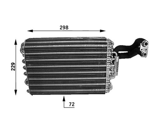 Mahle AE31000S - Evaporator, air conditioning