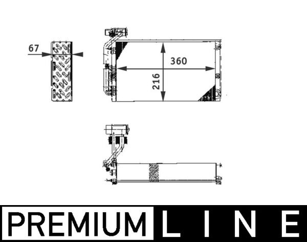 Mahle AE61000P - Evaporator, air conditioning