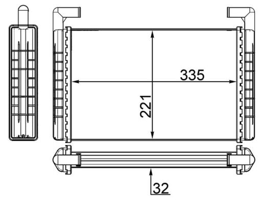 Mahle AH119000S - Heat Exchanger, interior heating