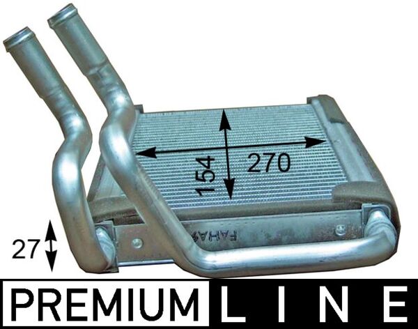 Mahle AH205000P - Heat Exchanger, interior heating