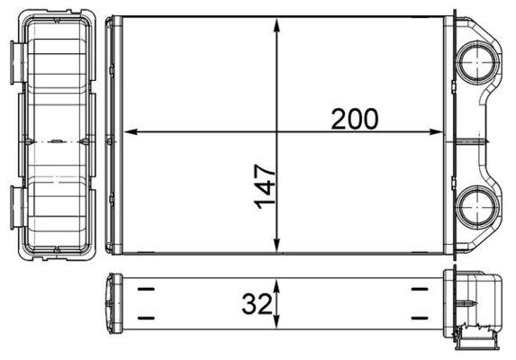 Mahle AH251000S - Heat Exchanger, interior heating