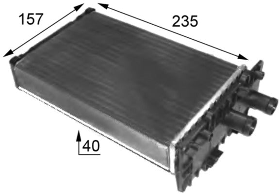 Mahle AH48000S - Heat Exchanger, interior heating