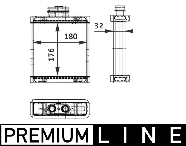 Mahle AH75000P - Heat Exchanger, interior heating