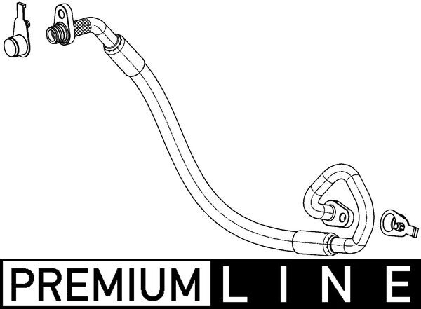 Mahle AP101000P - High Pressure Line, air conditioning