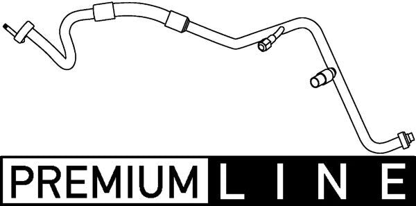 Mahle AP104000P - High-/Low Pressure Line, air conditioning