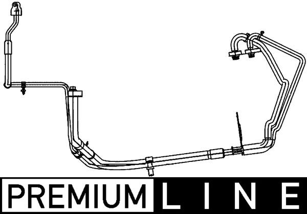 Mahle AP109000P - High-/Low Pressure Line, air conditioning