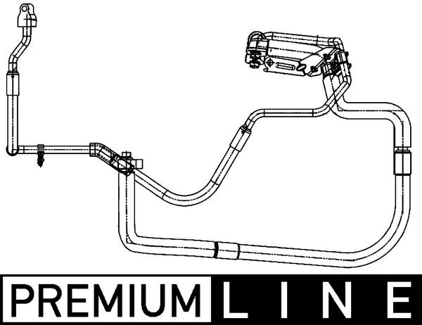 Mahle AP110000P - High-/Low Pressure Line, air conditioning