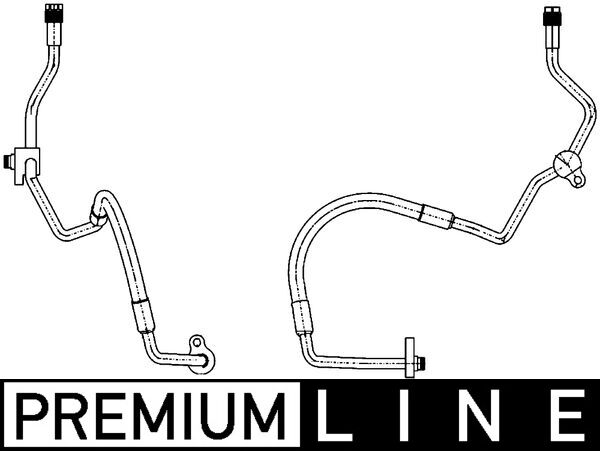 Mahle AP118000P - High Pressure Line, air conditioning