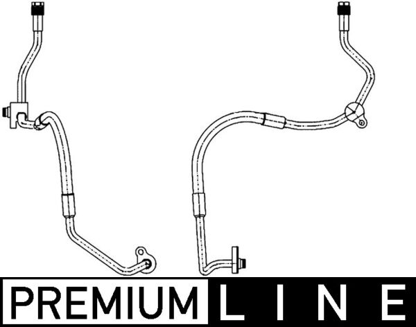 Mahle AP119000P - High Pressure Line, air conditioning