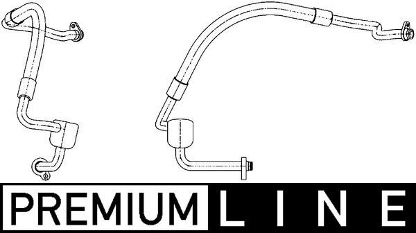 Mahle AP124000P - Low Pressure Line, air conditioning