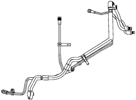 Mahle AP136000P - High-/Low Pressure Line, air conditioning