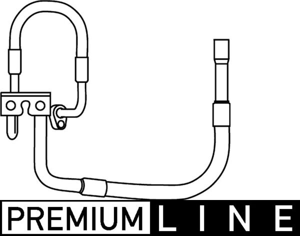 Mahle AP78000P - High-/Low Pressure Line, air conditioning