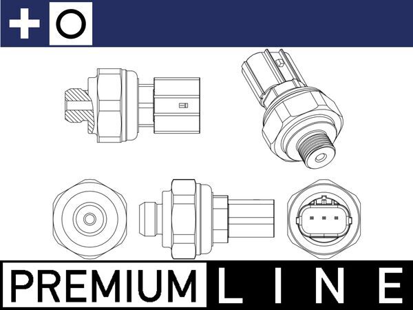Mahle ASE10000P - Pressure Switch, air conditioning
