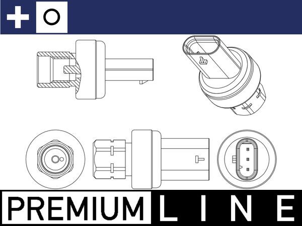 Mahle ASE13000P - Pressure Switch, air conditioning