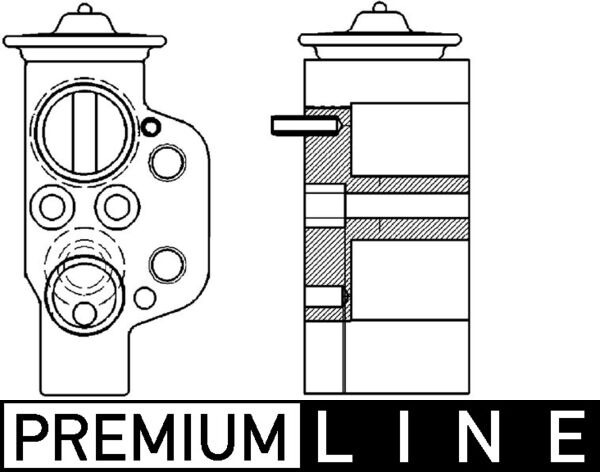 Mahle AVE115000P - Expansion Valve, air conditioning