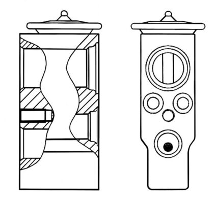 Mahle AVE25000S - Expansion Valve, air conditioning