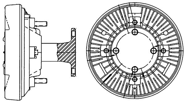Mahle CFC204000P - Clutch, radiator fan