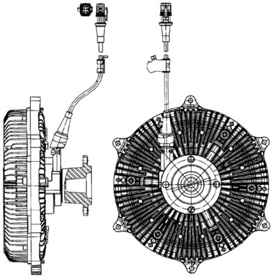 Mahle CFC213000P - Clutch, radiator fan