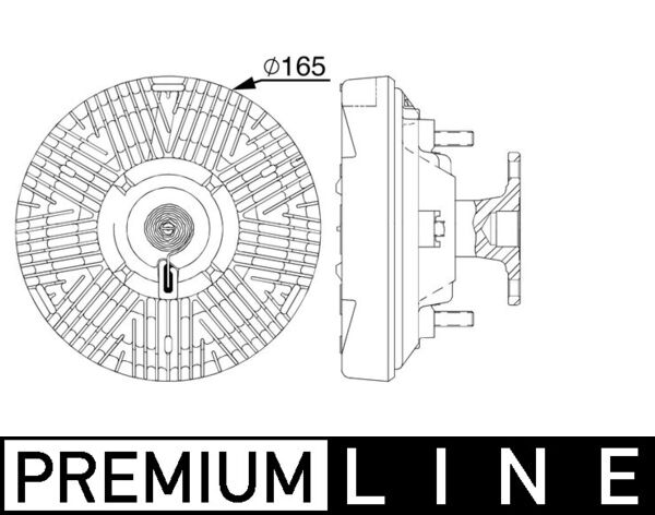 Mahle CFC239000P - Clutch, radiator fan