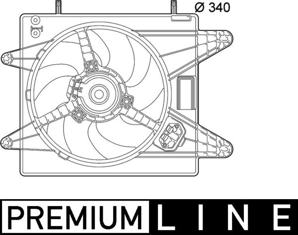 Mahle CFF139000P - Fan, engine cooling