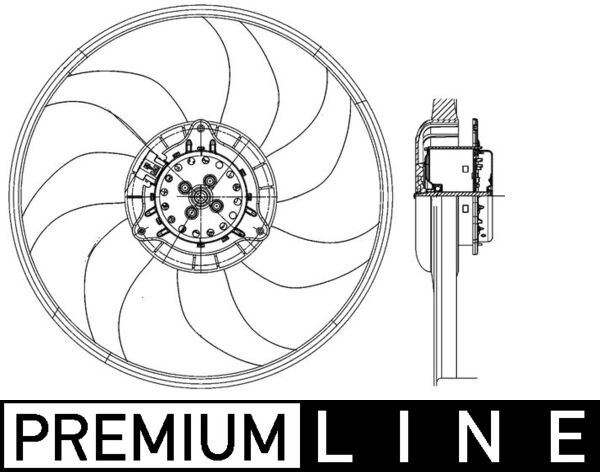Mahle CFF400000P - Fan, engine cooling