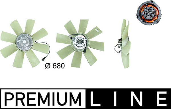 Mahle CFF439000P - Fan, engine cooling