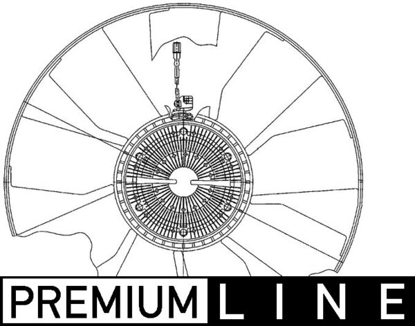 Mahle CFF488000P - Fan, engine cooling