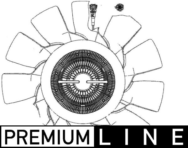 Mahle CFF495000P - Fan, engine cooling