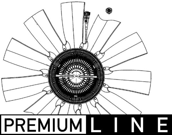 Mahle CFF503000P - Fan, engine cooling