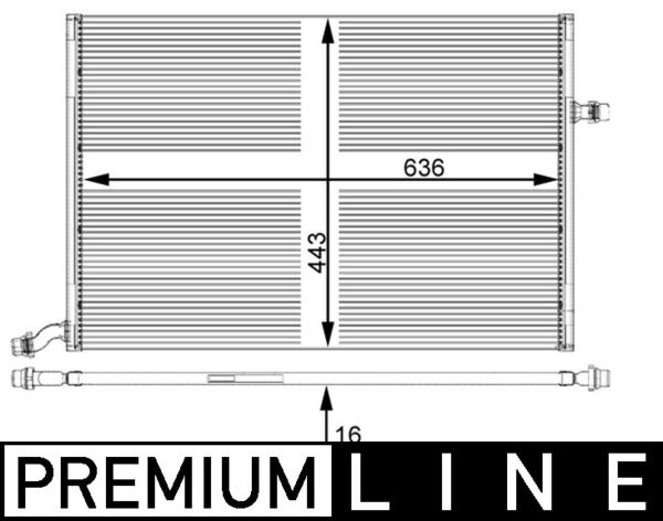 Mahle CIR25000P - Low Temperature Cooler, charge air cooler