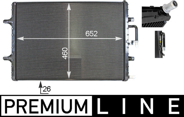 Mahle CIR2000P - Low Temperature Cooler, charge air cooler