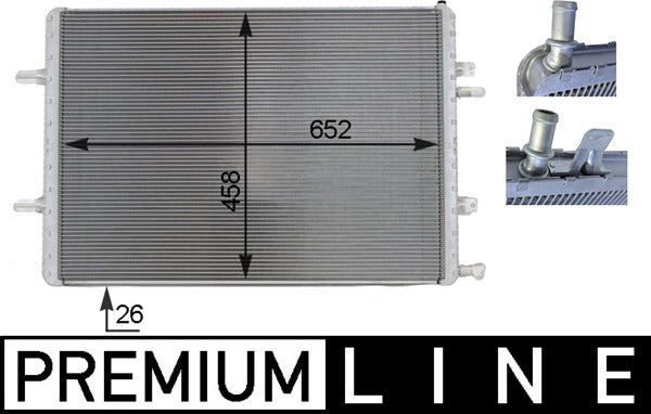 Mahle CIR3000P - Low Temperature Cooler, charge air cooler