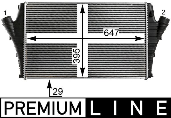 Mahle CI21000P - Charge Air Cooler