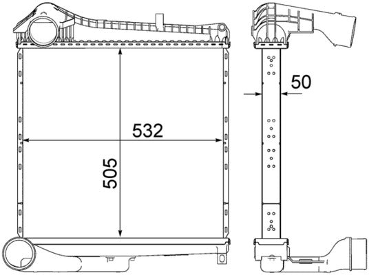Mahle CI236000P - Charge Air Cooler