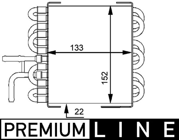Mahle CK8000P - Fuel Cooler