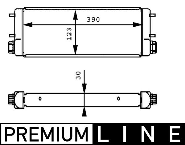 Mahle CLC169001P - Oil Cooler, engine oil
