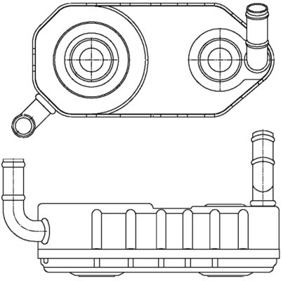 Mahle CLC177000S - Oil Cooler, automatic transmission