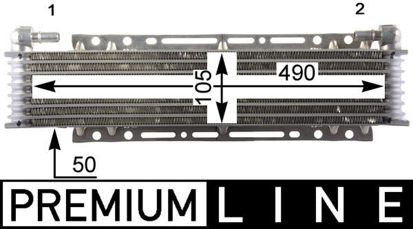 Mahle CLC206000P - Oil Cooler, engine oil