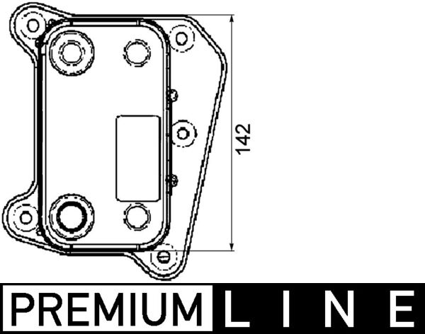 Mahle CLC38000P - Oil Cooler, engine oil