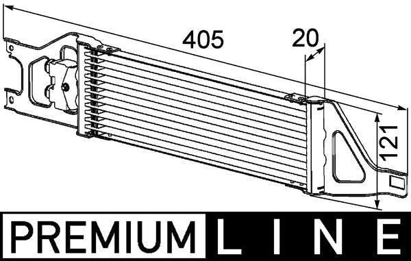 Mahle CLC57000P - Oil Cooler, automatic transmission