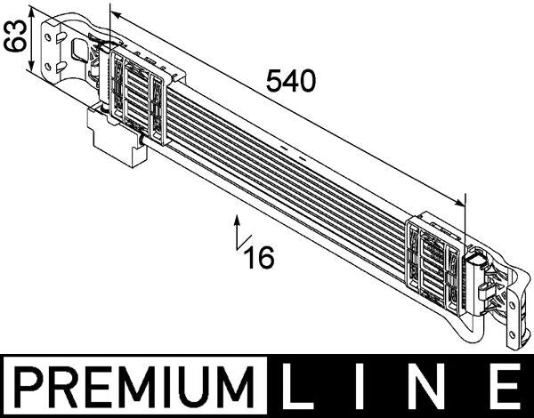 Mahle CLC69000P - Oil Cooler, engine oil