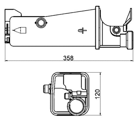 Mahle CRT2000S - Expansion Tank, coolant