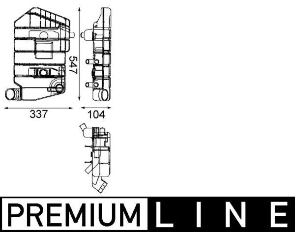 Mahle CRT32000P - Expansion Tank, coolant