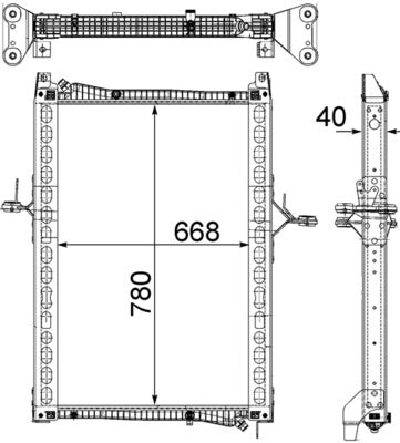 Mahle CR1161000P - Radiator, engine cooling