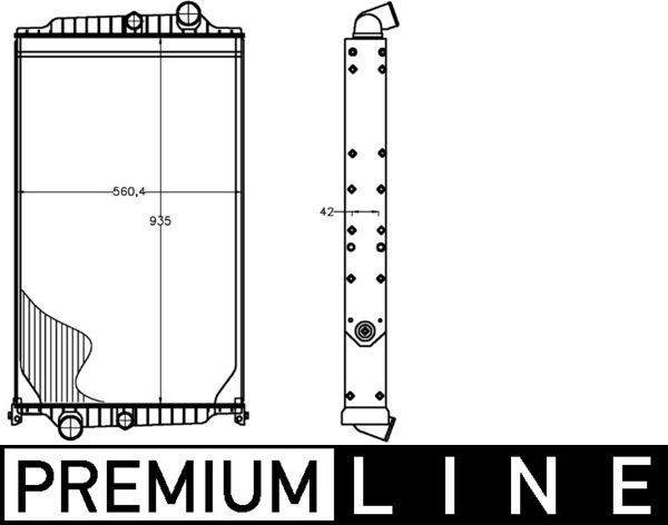 Mahle CR1227000P - Radiator, engine cooling