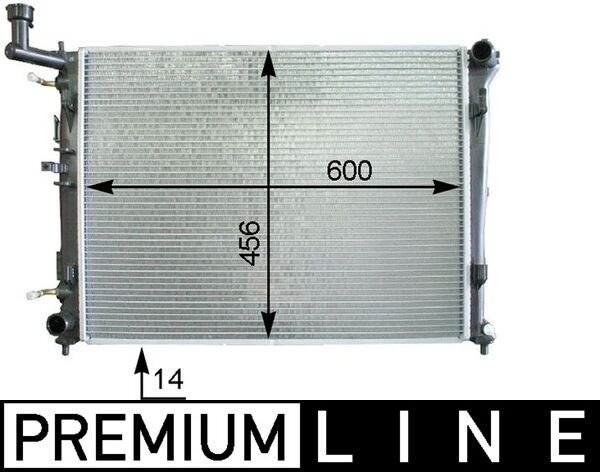 Mahle CR1337000P - Radiator, engine cooling