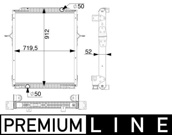 Mahle CR166000P - Radiator, engine cooling