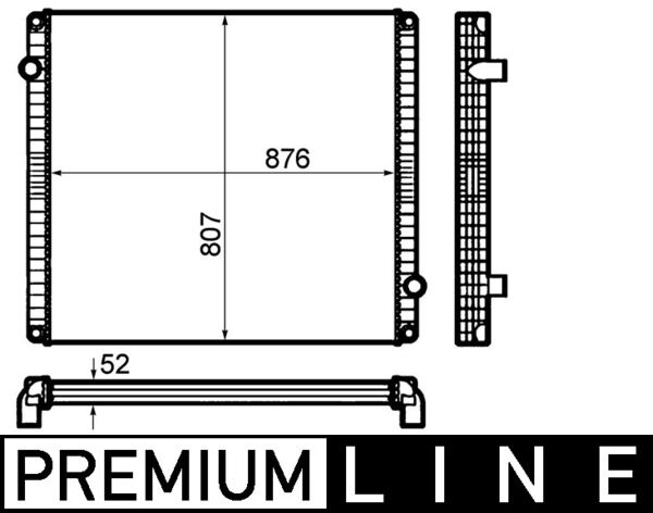 Mahle CR1916000P - Radiator, engine cooling