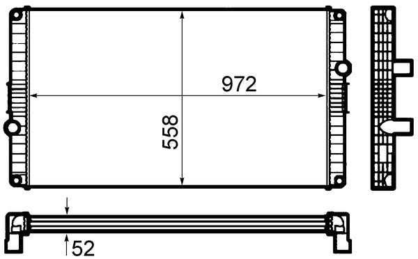 Mahle CR1920000P - Radiator, engine cooling